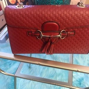 Authentic Red Gucci bag